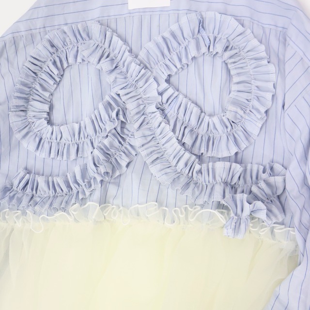 frill shirt tops
