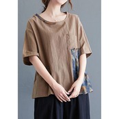 パッチワーク アート Tシャツ  30241