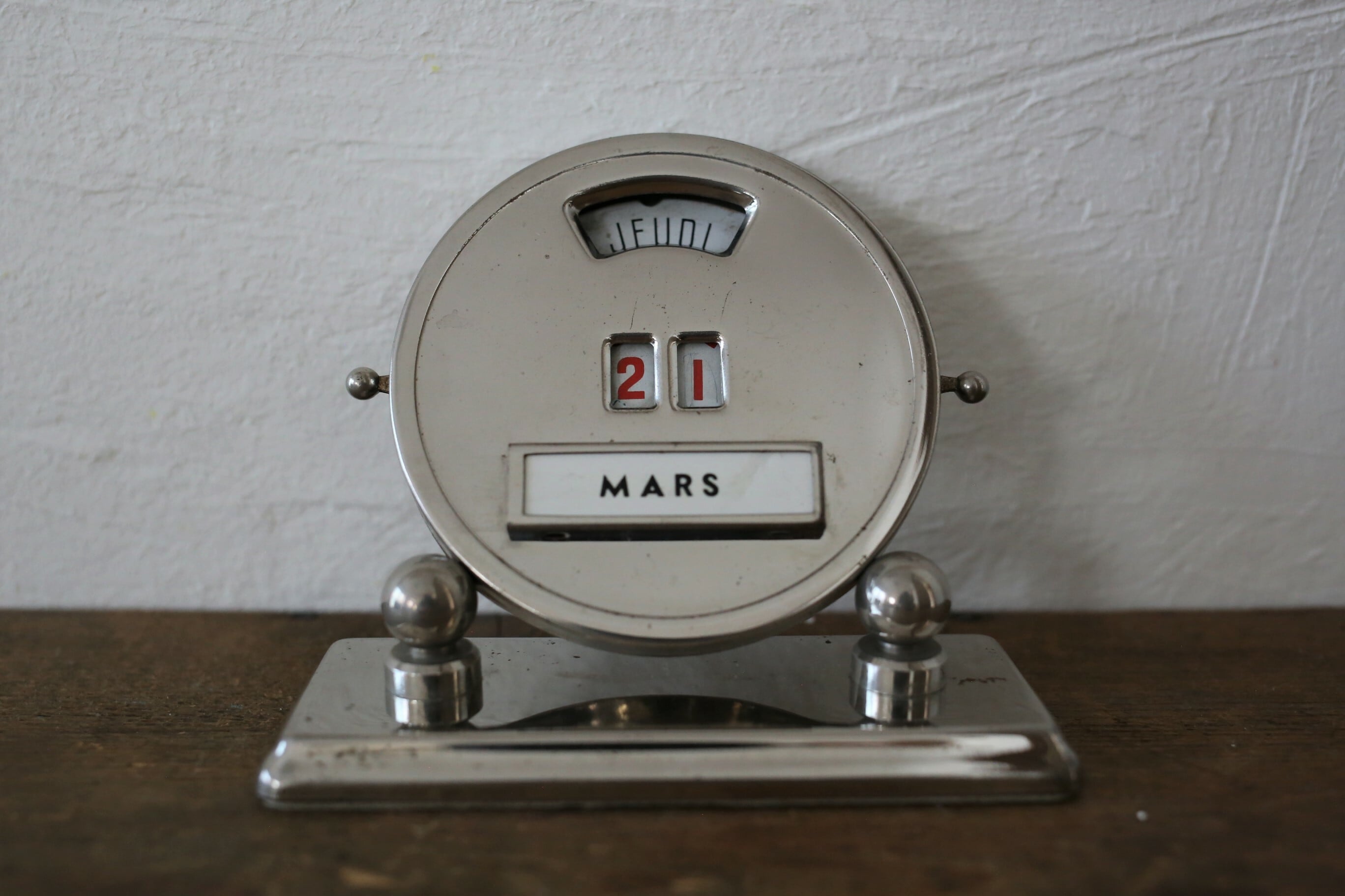 フランス アンティーク ヴィンテージ MISTRAL 卓上カレンダー