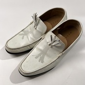 REGAL リーガル タッセル ローファー レザー シューズ サイズ 27 /ホワイト/革靴