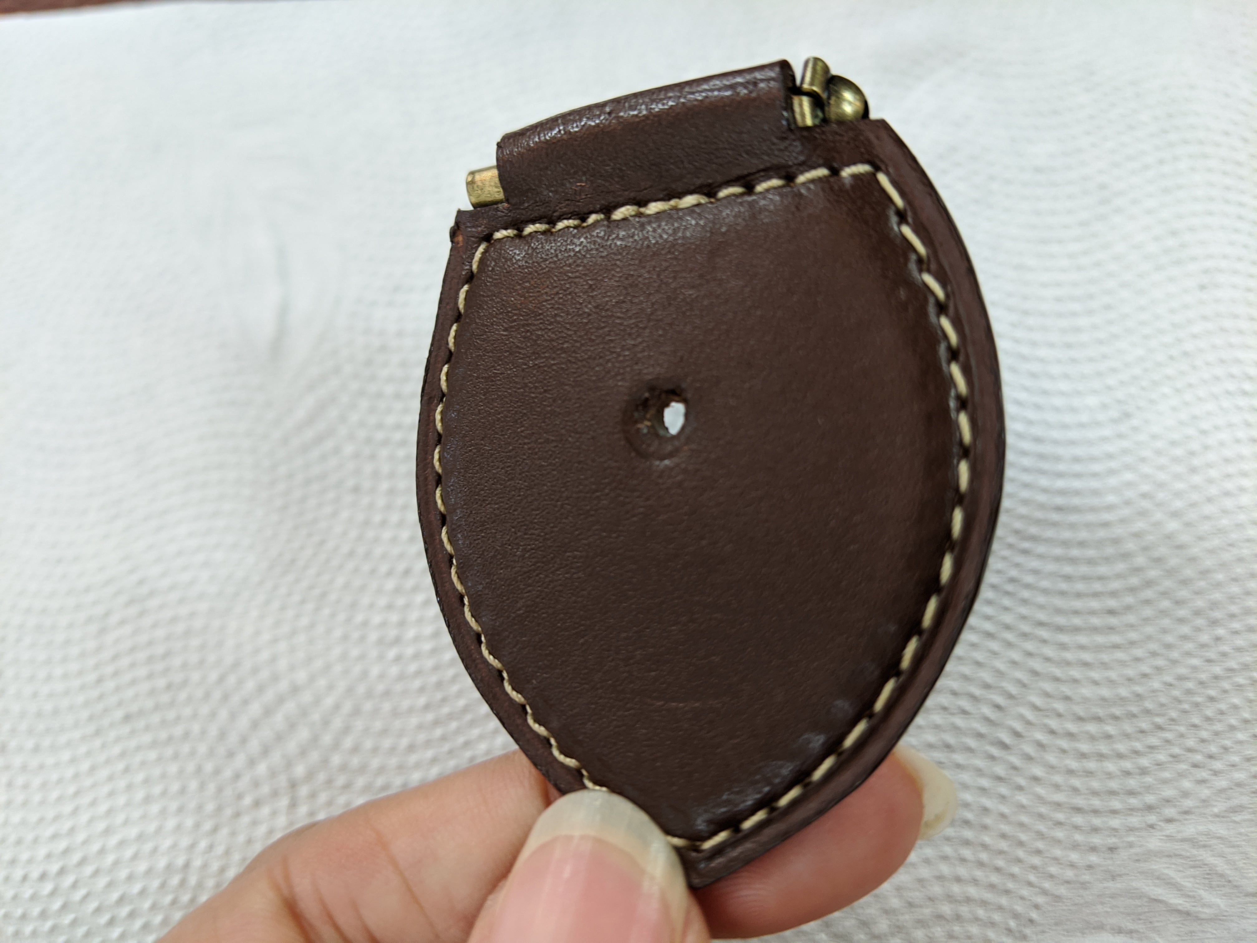 75BEERセミナー修了バッジ用 本牛革製台布 | OKINAWA