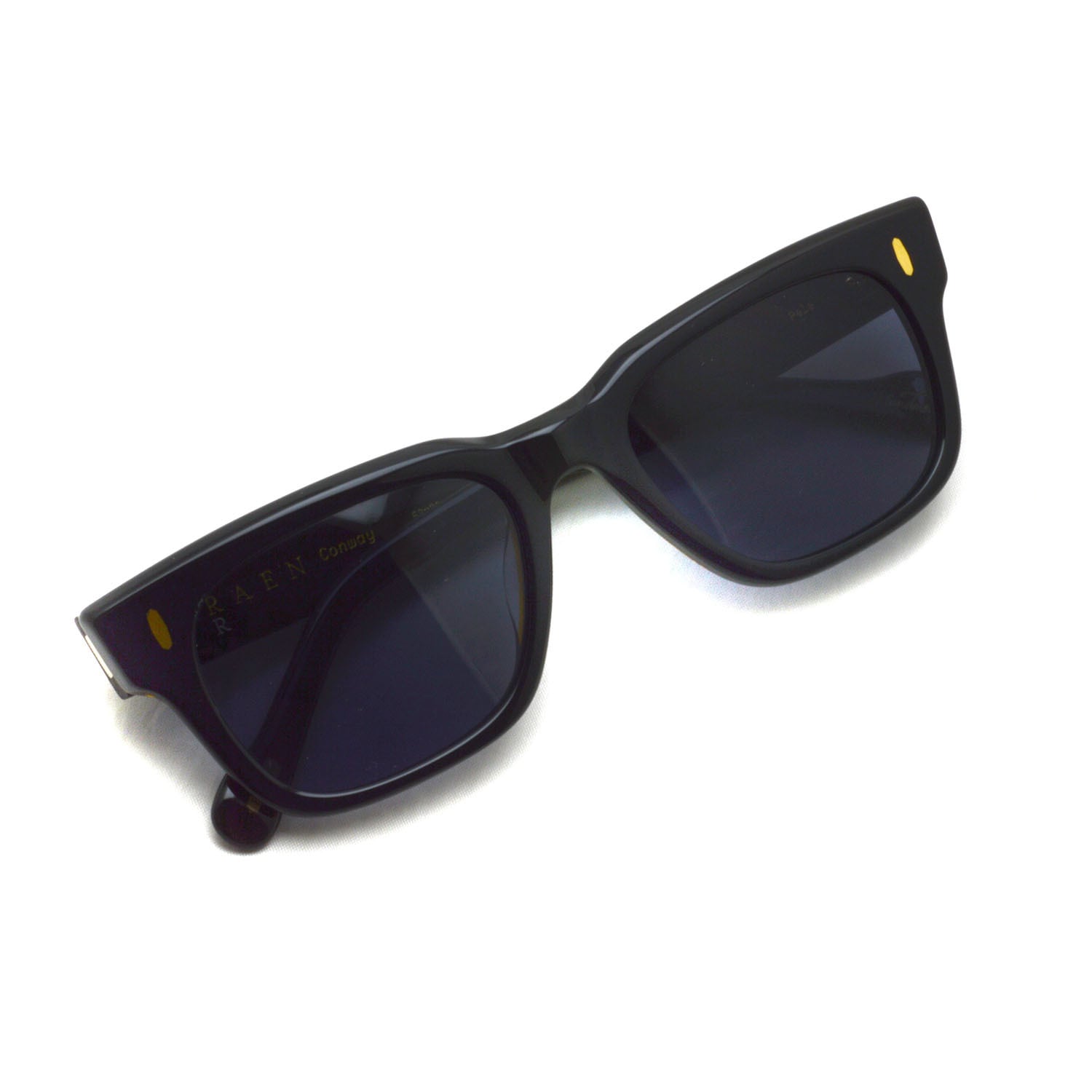 【美品】EYEVAN E-0505-SUN ブラック ゴールド PBK/G EYEVAN / E-0505 Sun / PBKG - Lt.Gray ピアノブラック/ゴールド