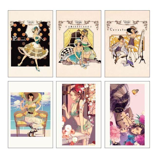 マツオヒロミ展 マイガーランド ポストカードセット(B)