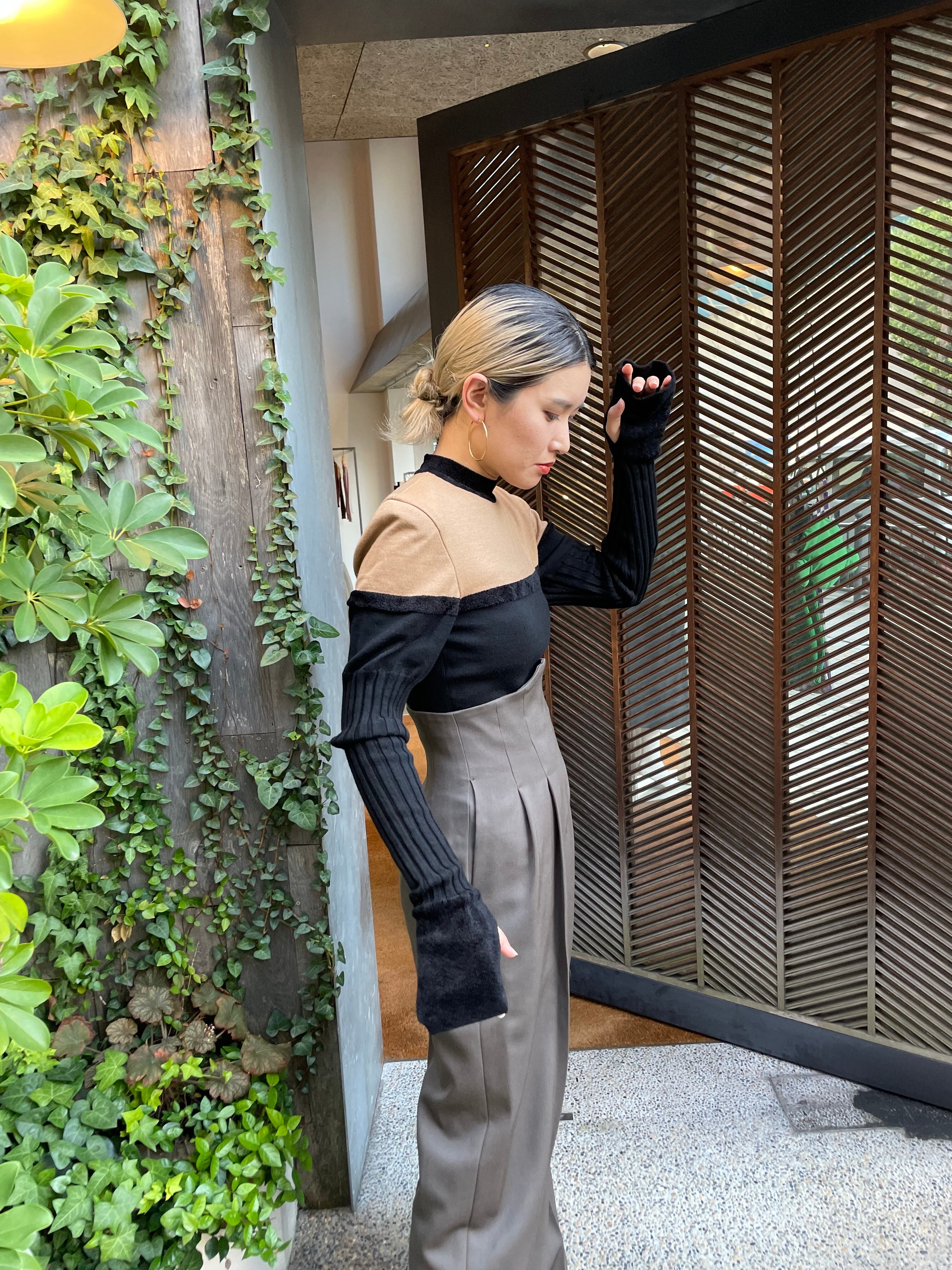 FETICO フェティコ / BI-COLOUR KNIT BODY SUITS | TRENTオンライン 