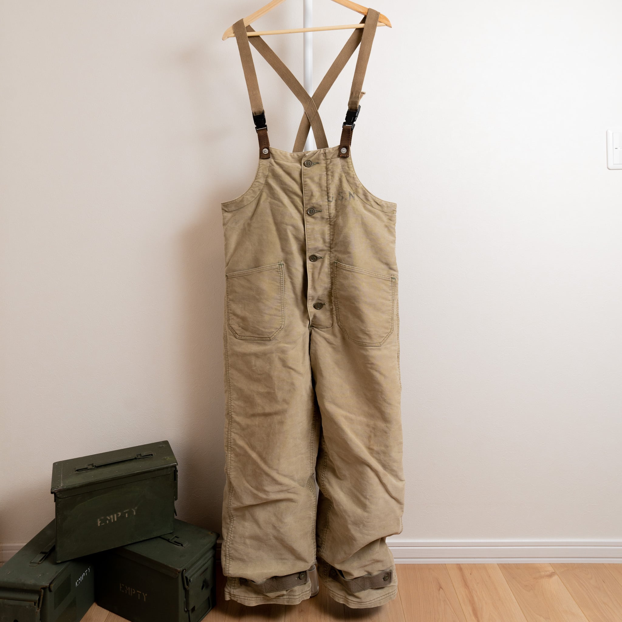 SMALL's U.S.Navy N Deck Pants "Used" 実物 アメリカ海軍