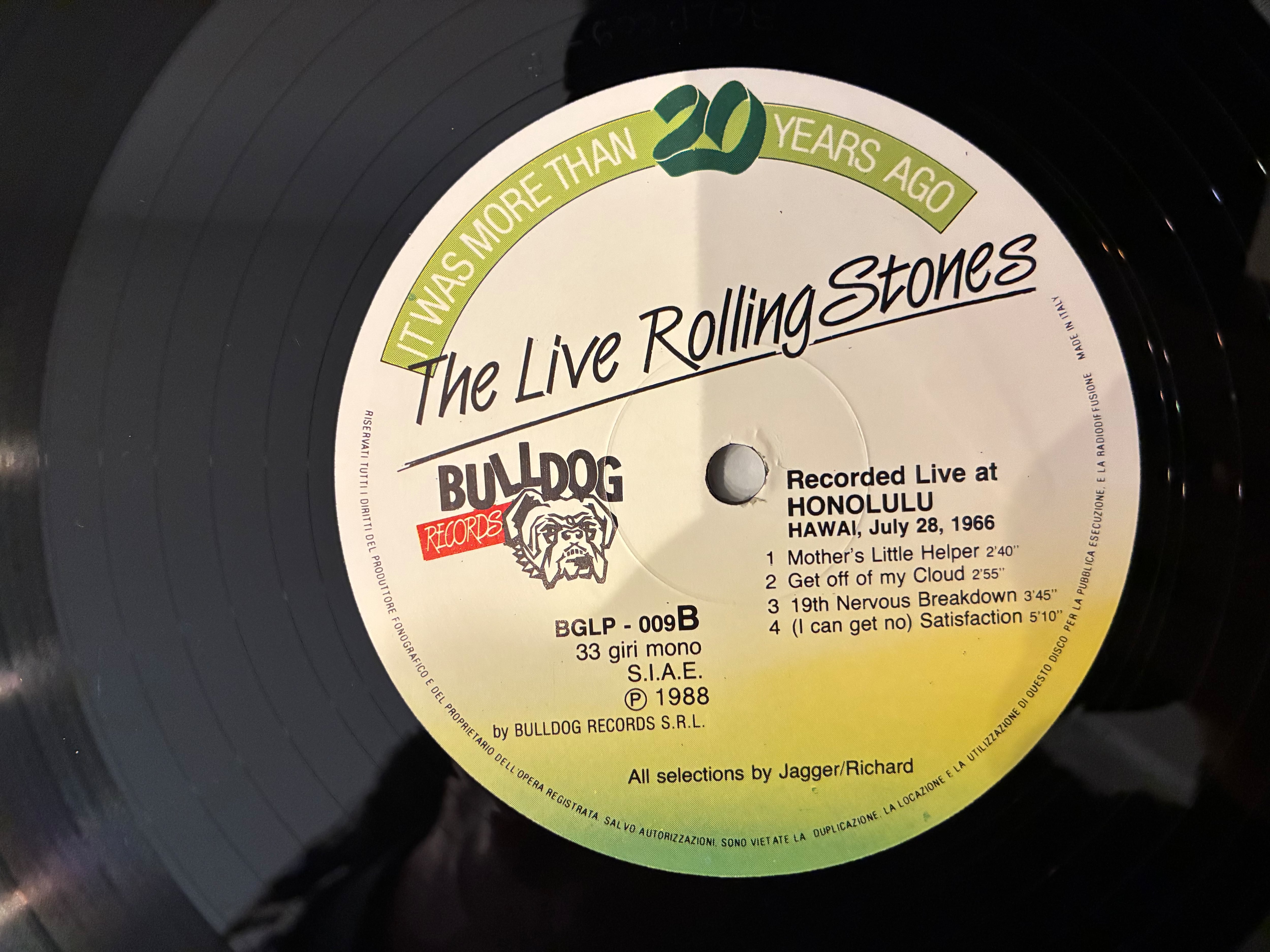 THE ROLLING STONES / THE LIVE HONOLULU HAWAI | sixteen records