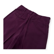 santafe サンタフェ ツータック スラックスパンツ サイズ 33 /メンズ/パープル/日本製
