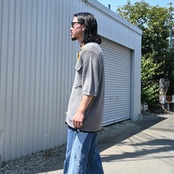SILENCE(サイレンス) Polo S/S Shirts、デニムスタイル
