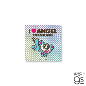 エンジェルブルー ステッカー キラキラシール I LOVE ANGEL 未開封