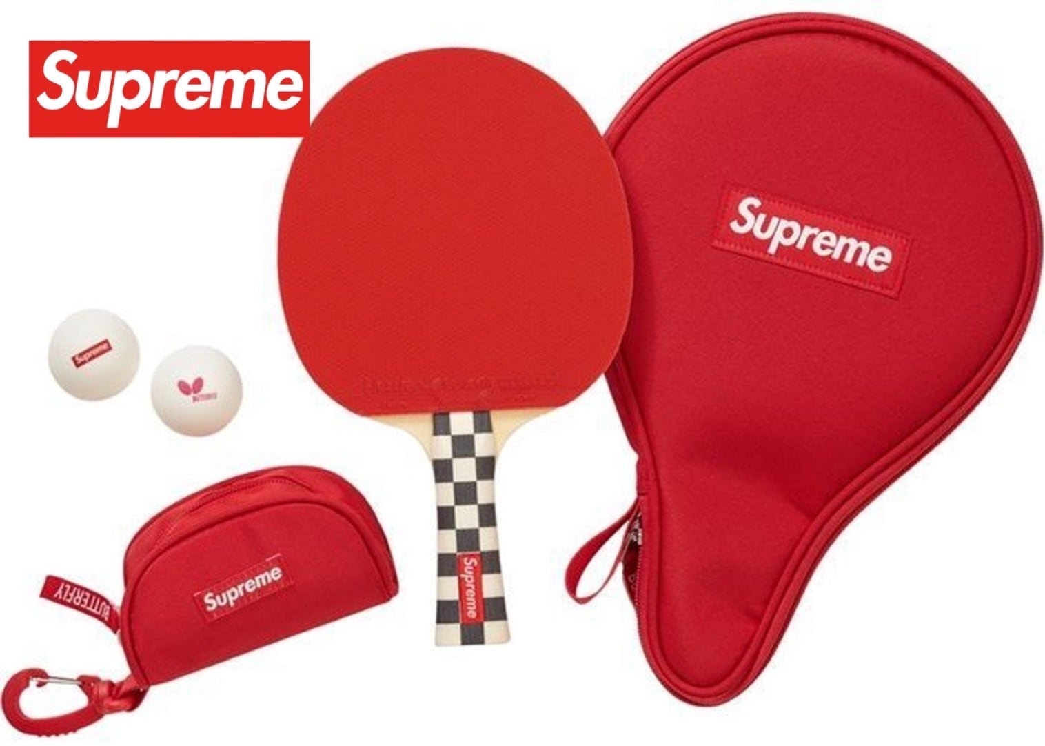 Supreme シュプリーム 19AW テーブルテニスラケットセット 卓球セット