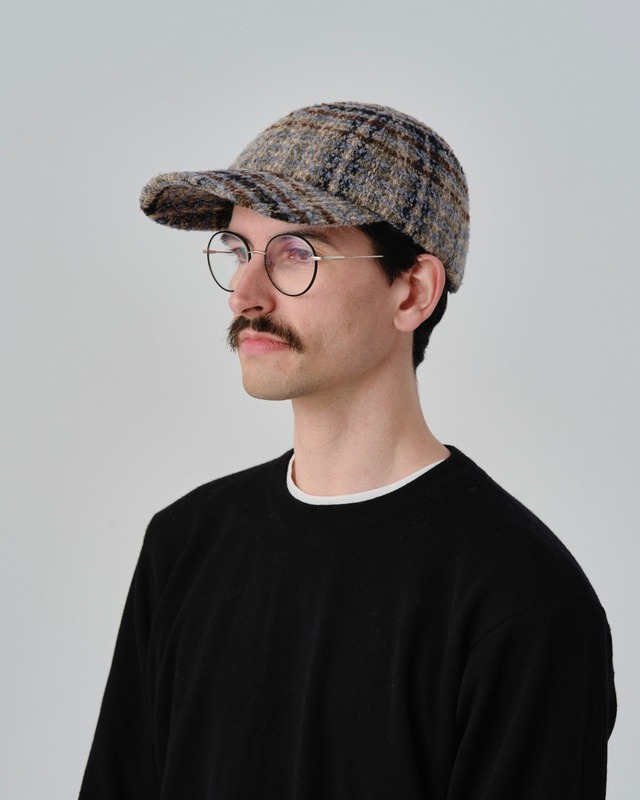 Nine Tailor Euryops Cap GREY CHECK