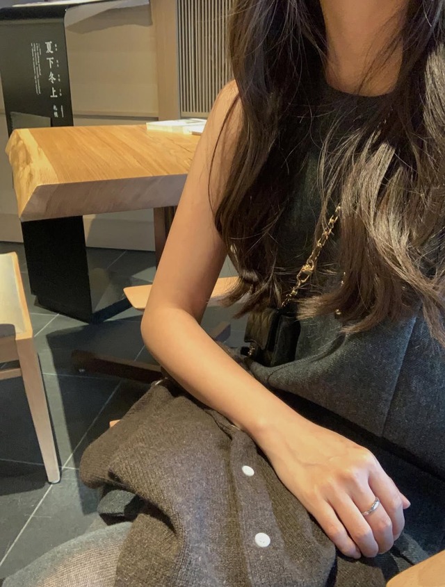 (LITER) merry  wool pocket  onepiece / 2color