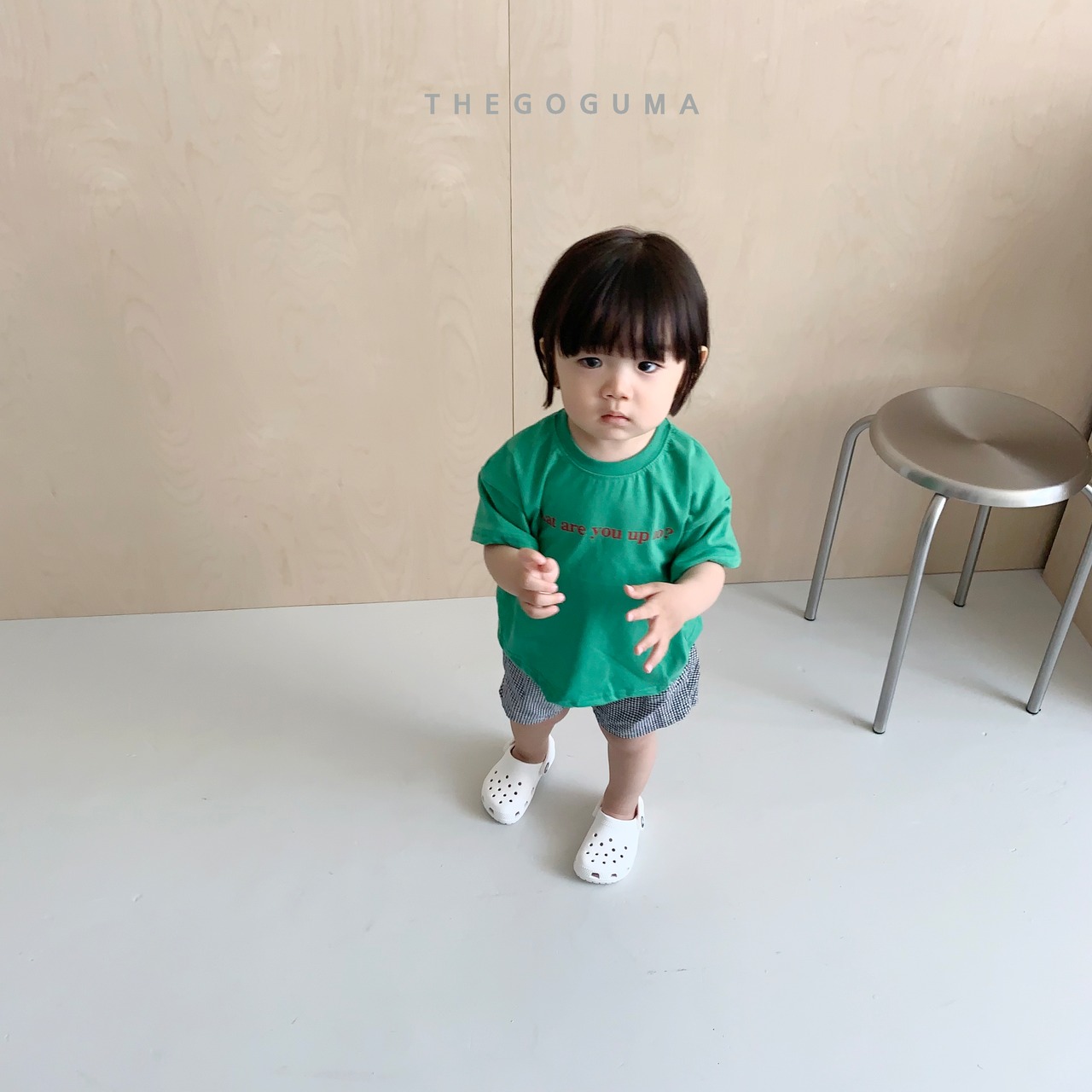 【即納】THE GOGUMA 26/SM What are you Tシャツ｜夏服｜韓国子供服