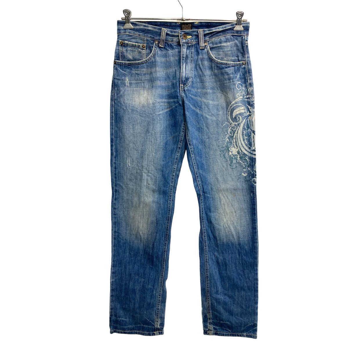 Sicko 19 デニムパンツ W32 ブルー コットン 古着卸 アメリカ仕入 2311