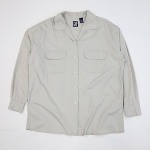 90S GAP OPEN COLLAR L/S SHIRT
