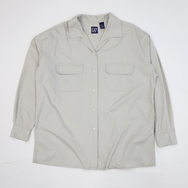 90S GAP OPEN COLLAR L/S SHIRT