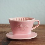 メリタ陶器のコーヒードリッパー7パステルカラーピンク100