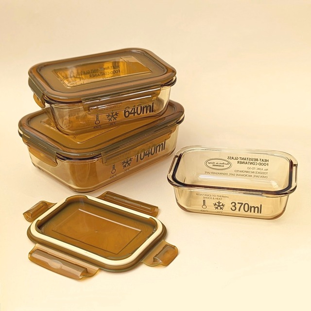 HEATRESISTANT FOOD CONTAINER RECTANGLE 1040ml BamBooks the Heritage