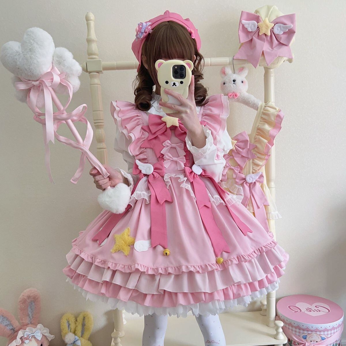 魔法少女スターライトフリルワンピースセット | Maiden 