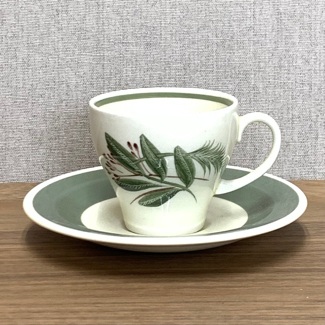 スージークーパー「ファーンダウン カップ&ソーサー(デミサイズ)」イギリス製 ヴィンテージ susie cooper C