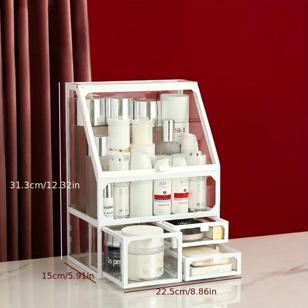 コスメ収納棚 スキンケア収納棚 香水収納棚 2色展開 シンプルな