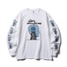 【SOFTMACHINE】ソフトマシーン / GALVANIZE L/S T-SHIRTS（WHITE)