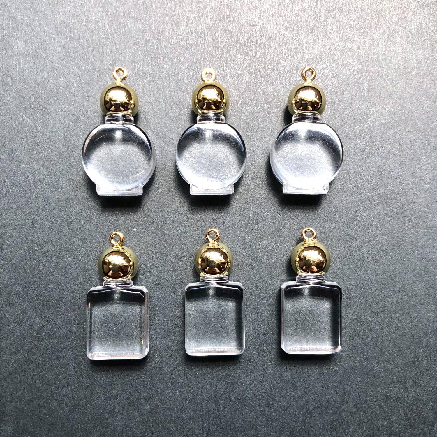 香水瓶モチーフのアクリル製チャーム（スクエア） | Dua-アクセサリー