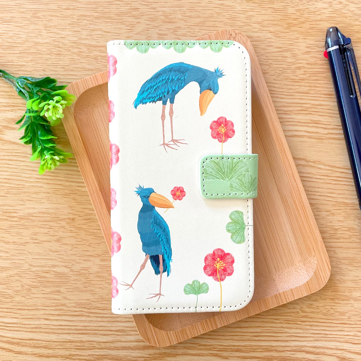 送関込【Harper & Blake】UK発!手帳型スマホケース Bird/庭花鳥 f2a1bf27163ef57cd01039044028a0