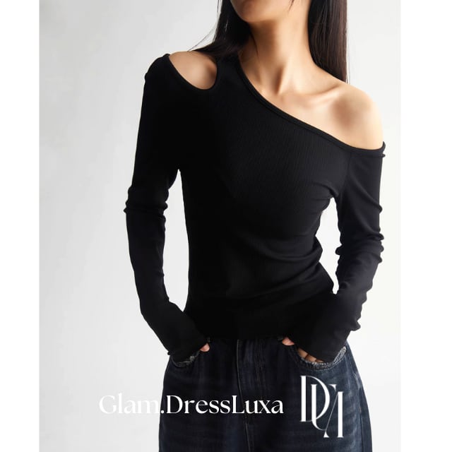 アシンメトリー mode トップス_T47