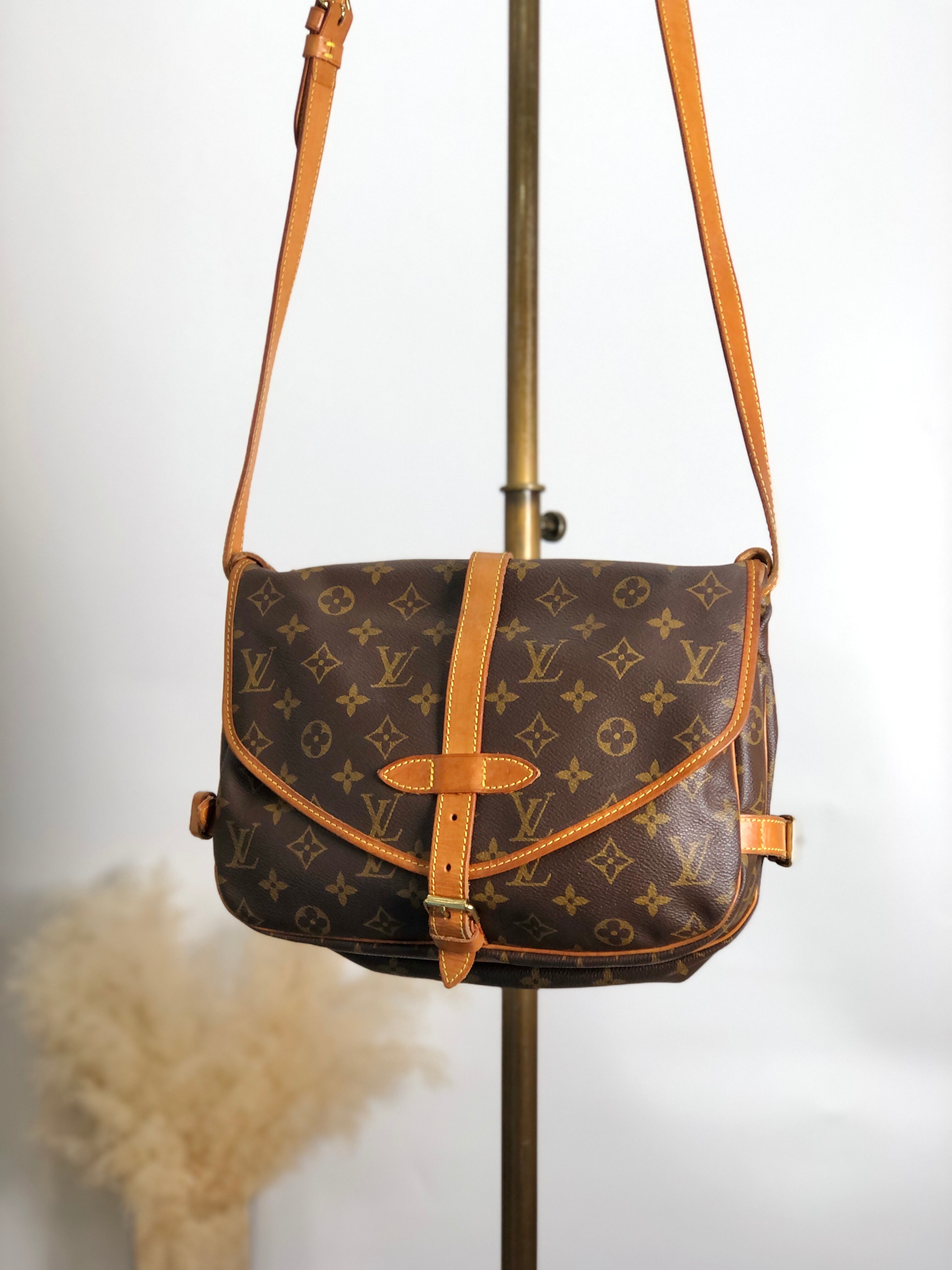LOUIS VUITTON ルイヴィトン モノグラム ショルダーバッグ ブラウン 