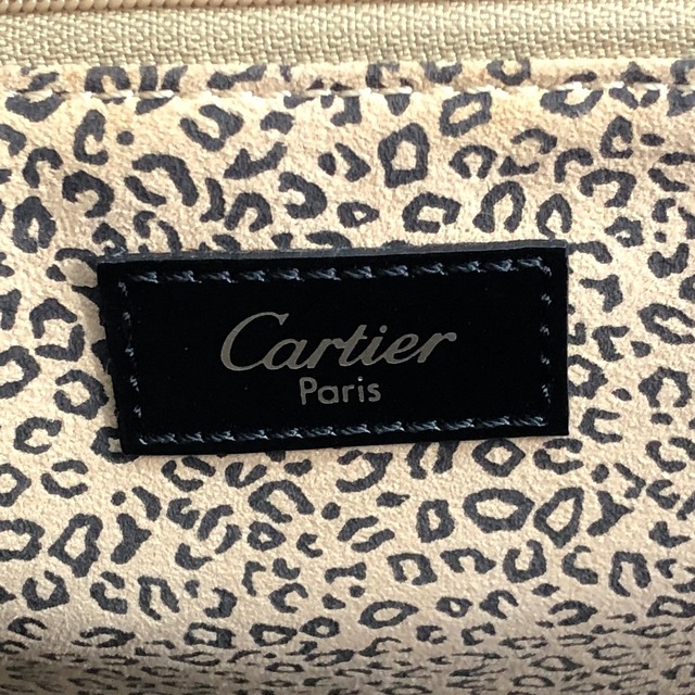 Cartier カルティエ トートバッグ ブラック パンテール レザー vintage ヴィンテージ オールド tsw6yg
