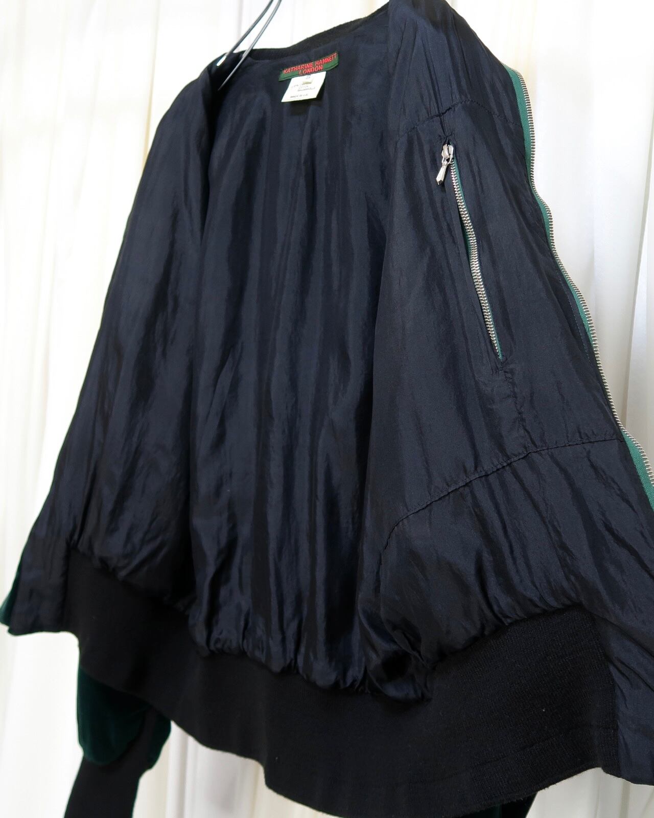 1980s KATHARINE HAMNETT velvet bomber jacket | PAY ID