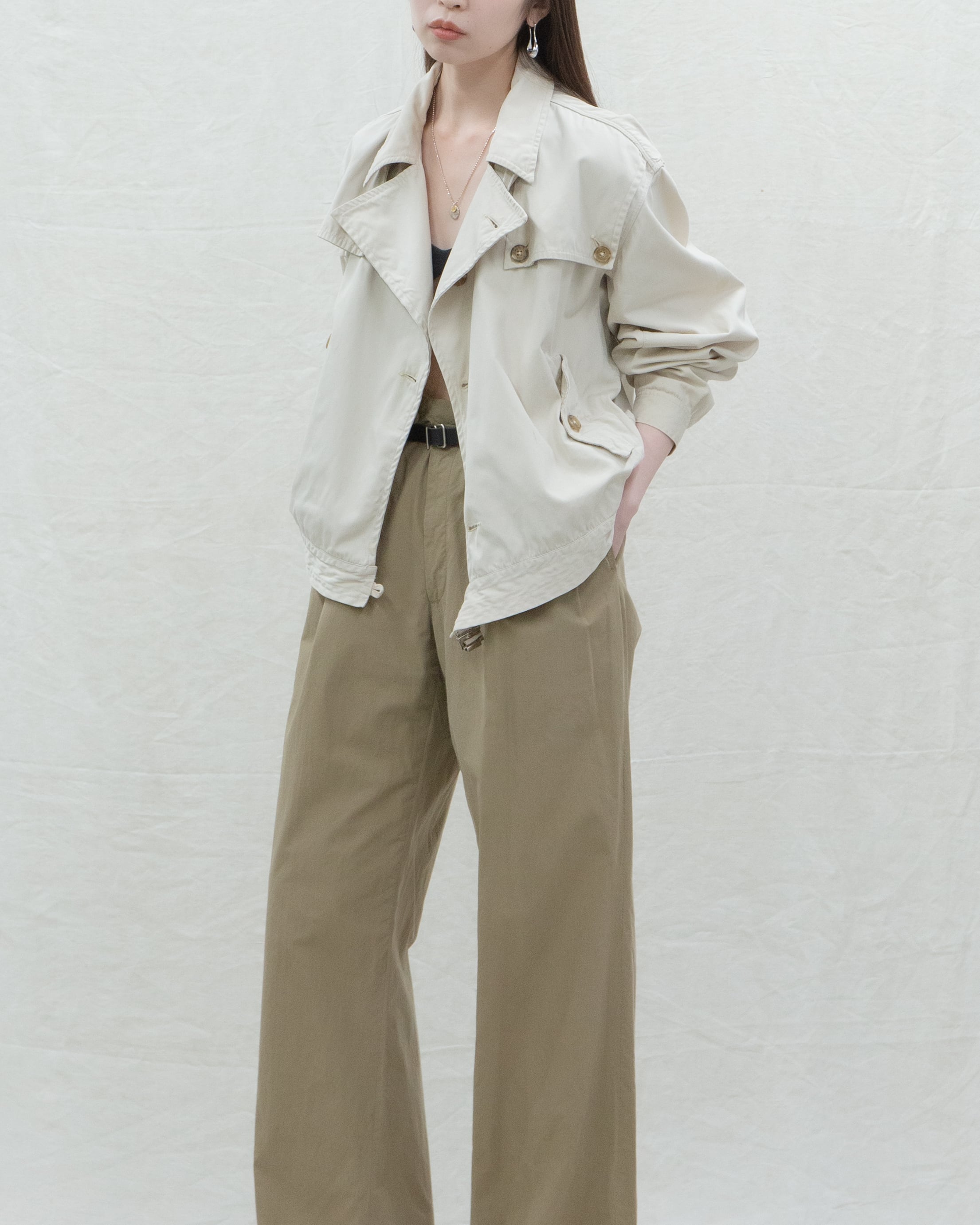 1930-40s White Stag - cotton poplin trench jacket 