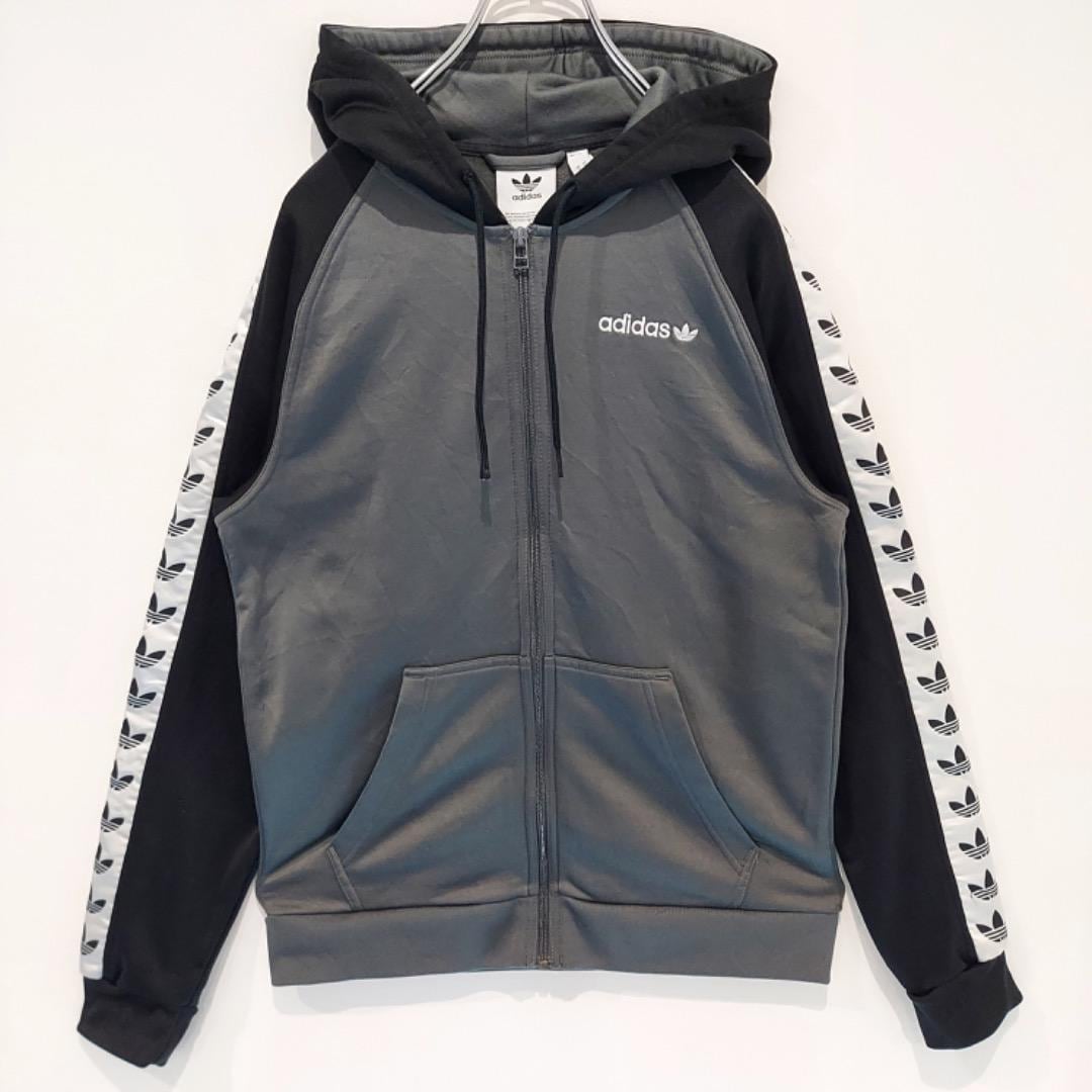 adidas アディダス トラックジャケット パーカー 黒 白 M 10146 adidas アディダス トラックジャケット パーカー 黒 白 M 10146