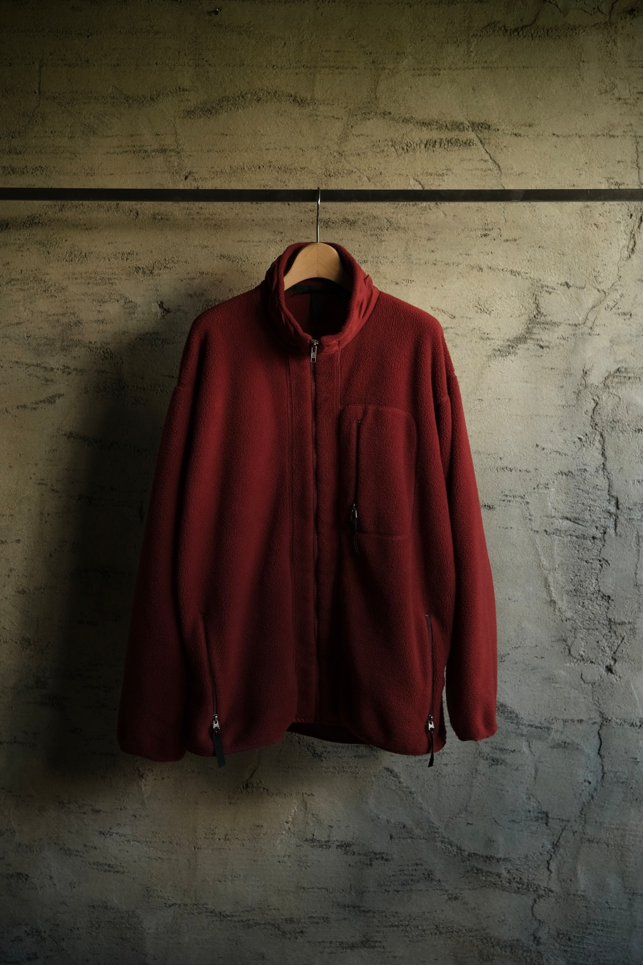 Utah/90's "patagonia" full zip fleece/made in usa/red