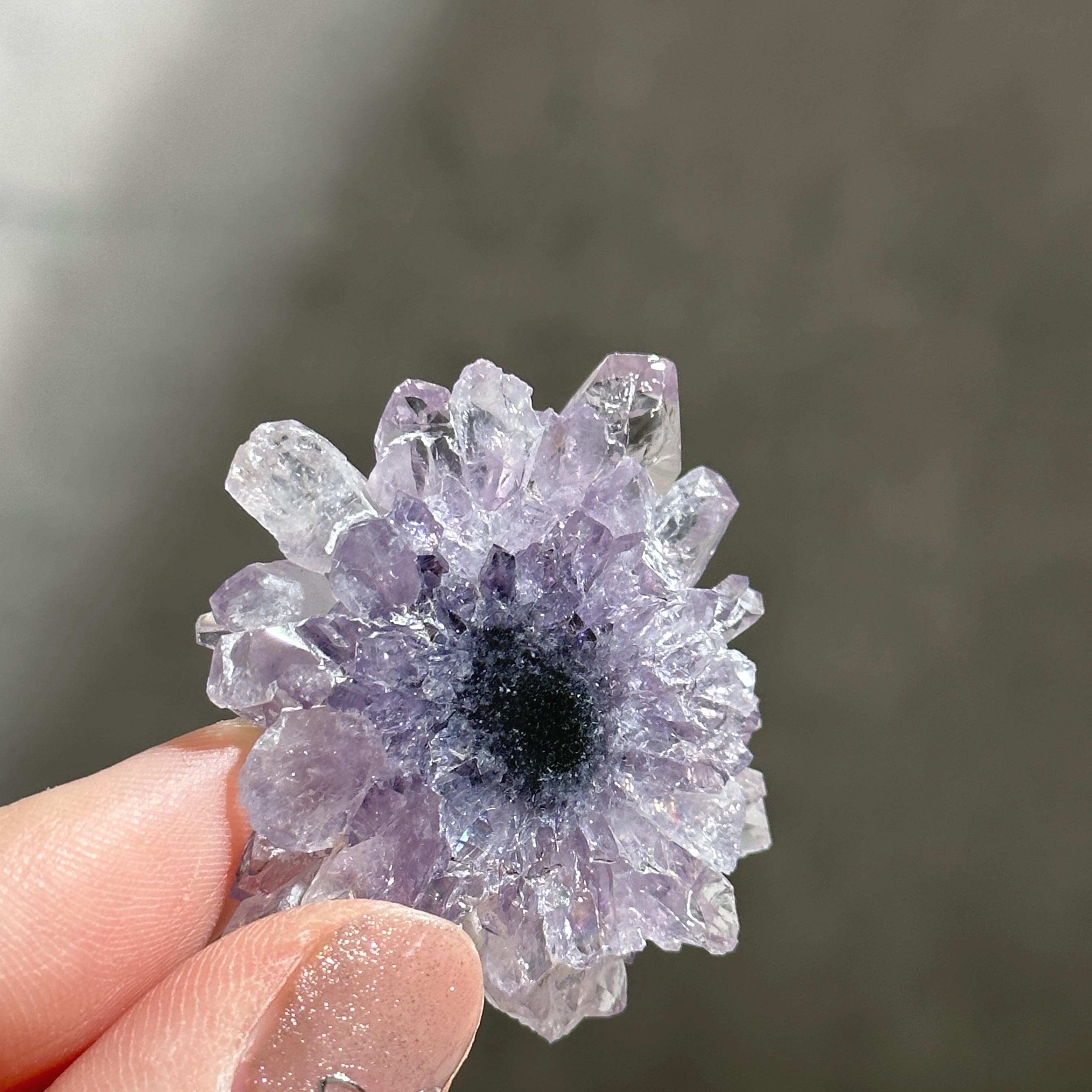フラワーアメジスト スライス23◇ Flower Amethyst ◇天然石・鉱物