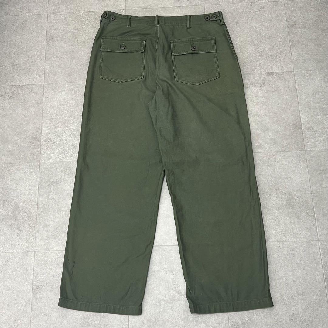 60s 初期型 US ARMY OG107 ベイカーパンツ サイドアジャスター 50's US