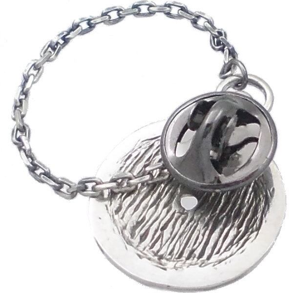 1月)ガーネット アンティーク ウォッチ ポケットチェーン シルバー