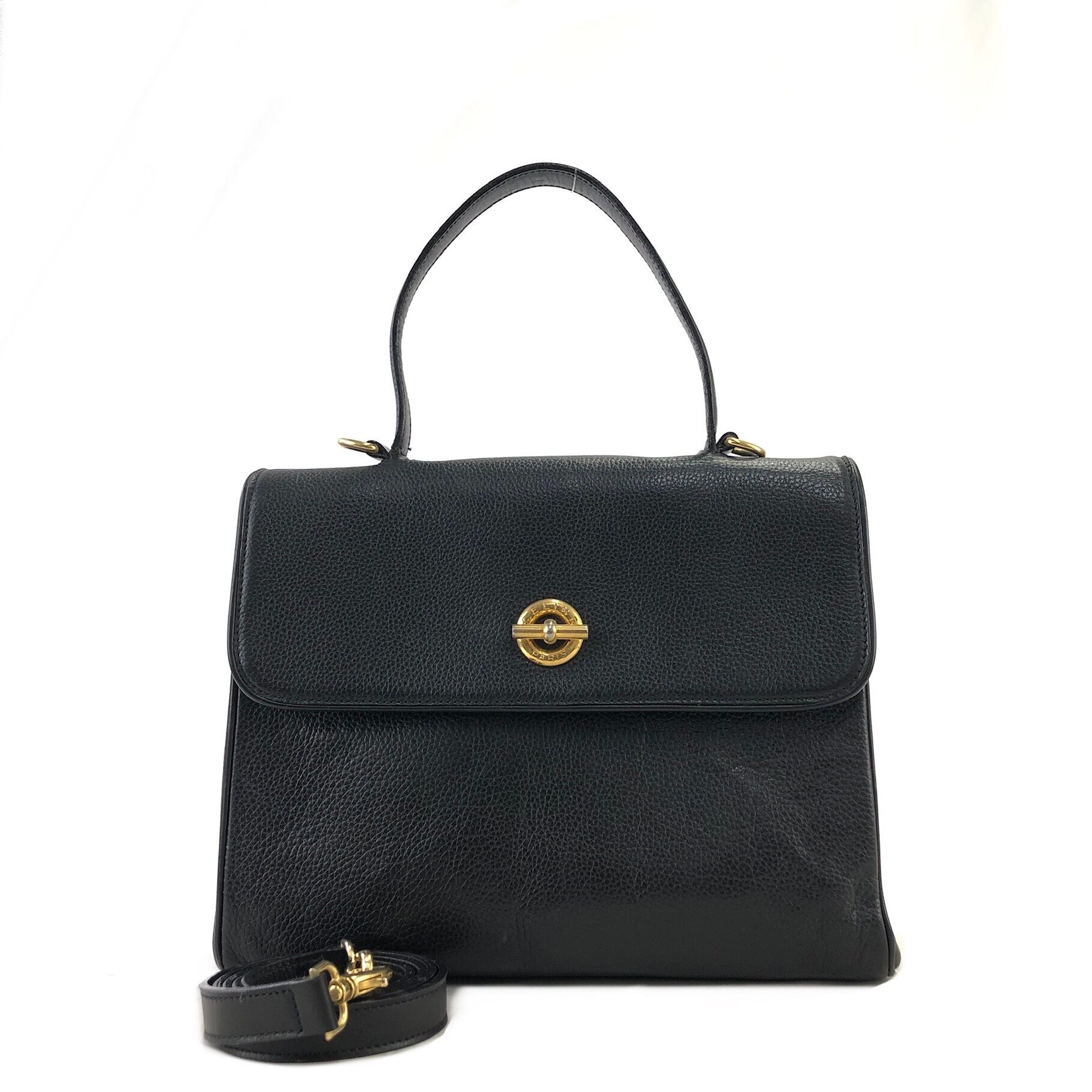 CELINE セリーヌ マンテル レザー 2way ショルダーバッグ CELINE セリーヌ マンテル レザー 2way ショルダーバッグ