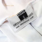 社交ダンス 衣装 AMYDANCE APPAREL エイミーダンス・アパレル トップス カットソー レッスンウェア ブルー系 ホワイト系 イエロー系 オレンジ系 ブラウン系 青 白 イエローブラウン レディース オールシーズン ソシアルダンス 競技ダンス ボールルームダンス エレガント かわいい 上品 大人っぽい きれいめ 華やか