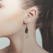 人気なカラーでおしゃれ楽しむ！カーネリアン・水晶・紐チェーンピアス sl2_3_20200423tp05