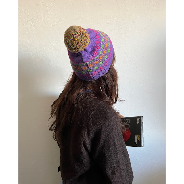 EURO PONPON KNIT CAP