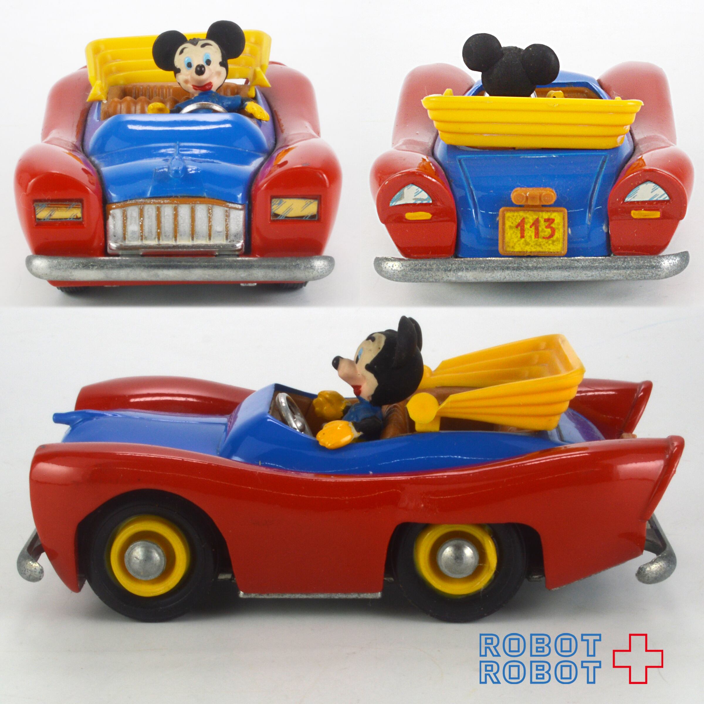 イタリアPOLITOYS ミッキーマウス ダイキャストカー ミニカー 箱付