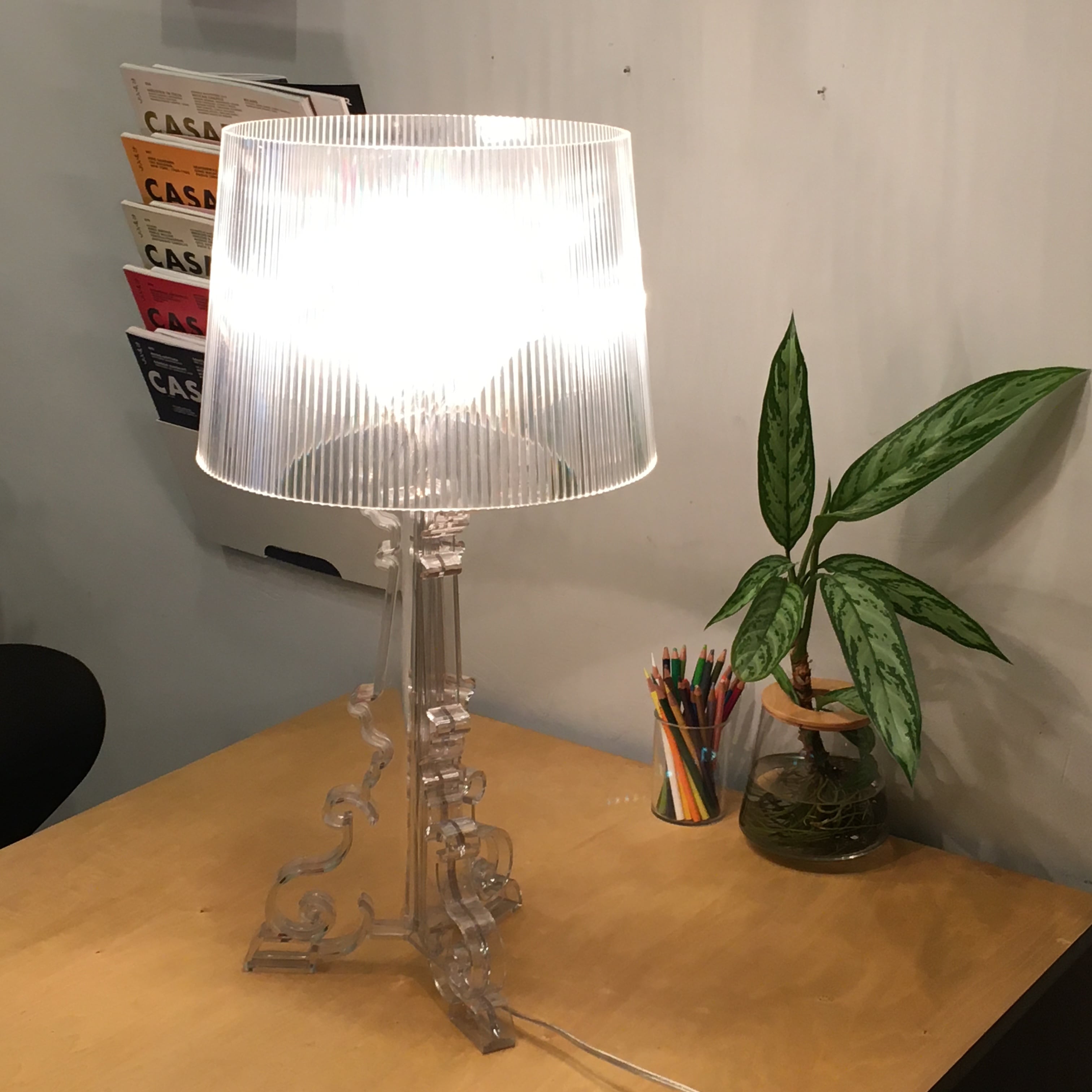 Kartell/カルテル ”BOURGIE” テーブルランプ クリア Ferruccio Kartell/カルテル ”BOURGIE” テーブルランプ クリア Ferruccio