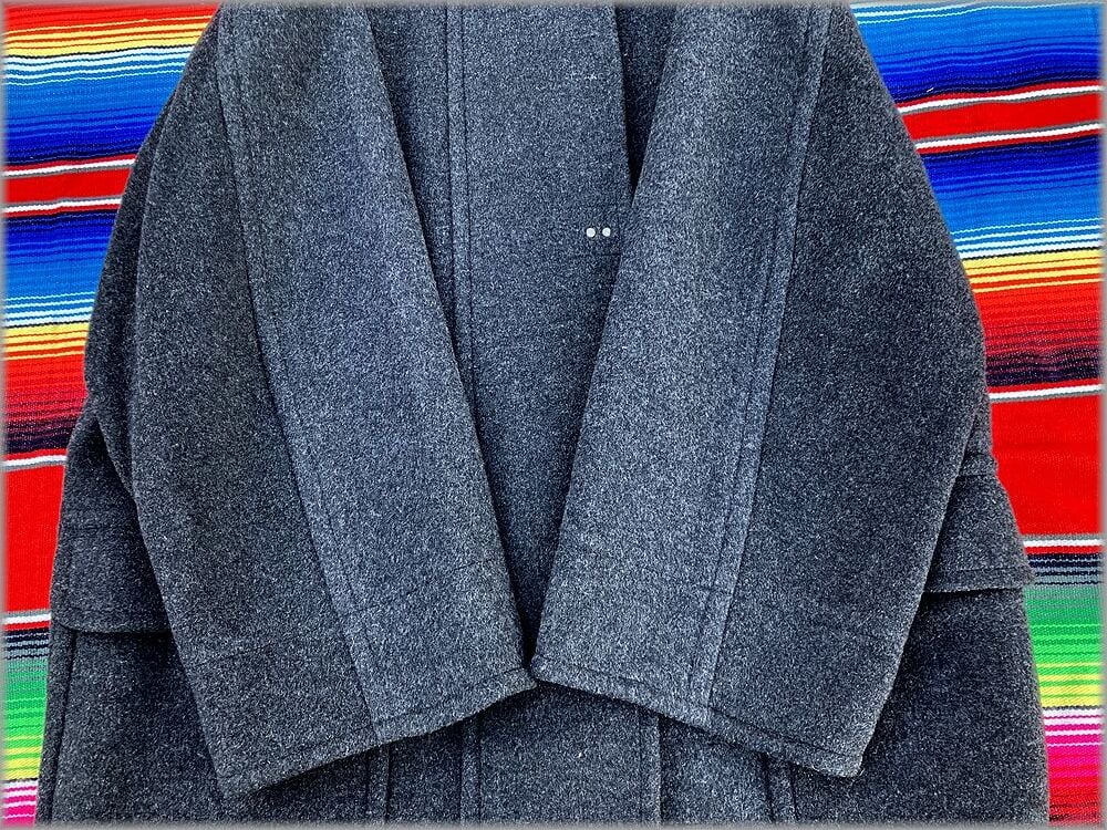 ☆RODRIGO CLASSIC SPORTSWEAR ウールコート イタリア製 レザー襟 size