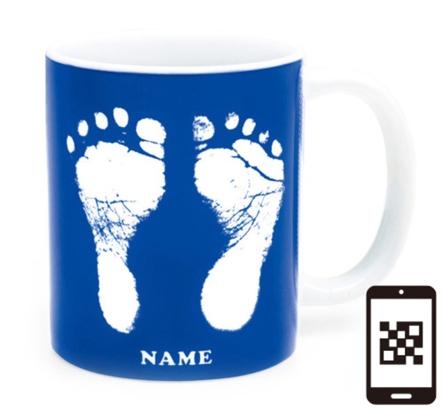 ai mug   A-type (BLUE)　QRコード付き