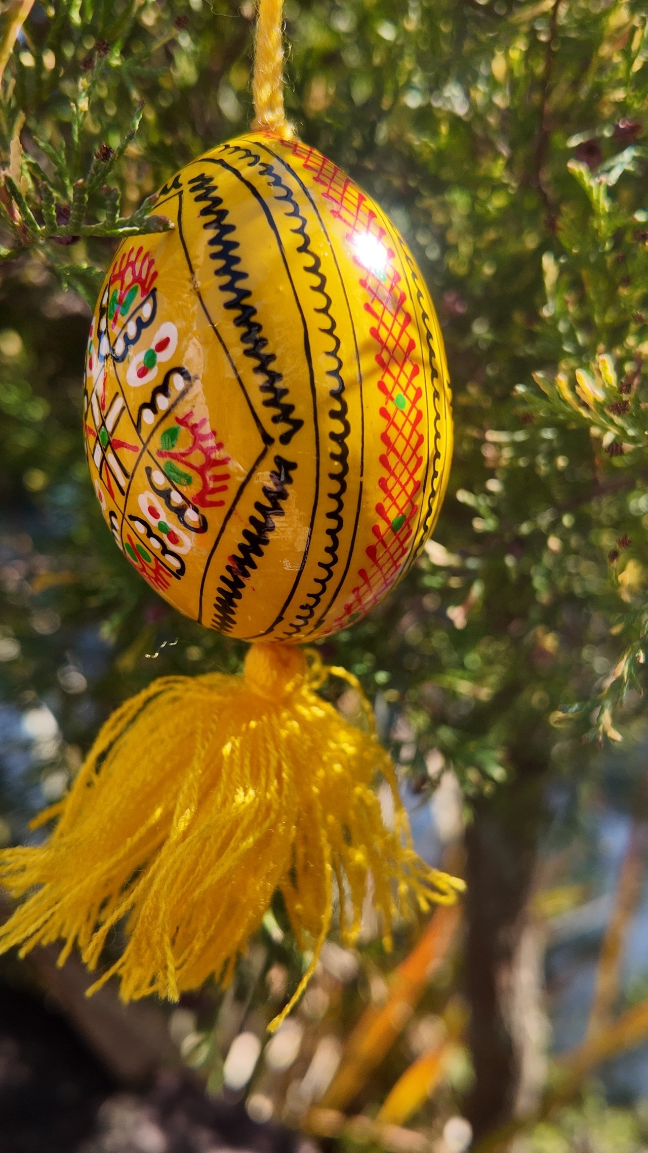 装飾用木製プィサンカ現代的なフツル様式（イースターエッグ）　 - 3