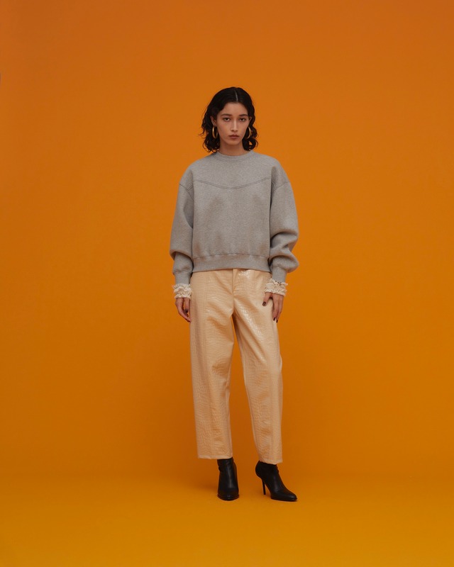 Cut Bonding Pull Over(T.GRAY)