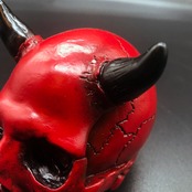SKULLHEAD Tooth pick holder - Red devil