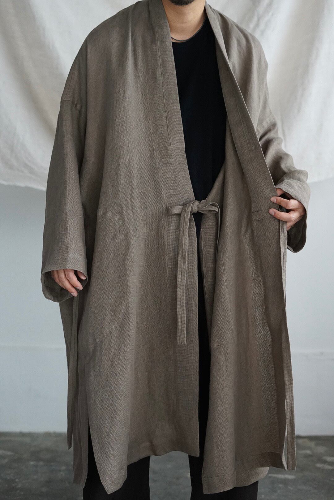 【美品】jan jan van essche　kimono　Sサイズ　リネン JAN-JAN VAN ESSCHE 24SS Kimono coat styling -FASCINATE